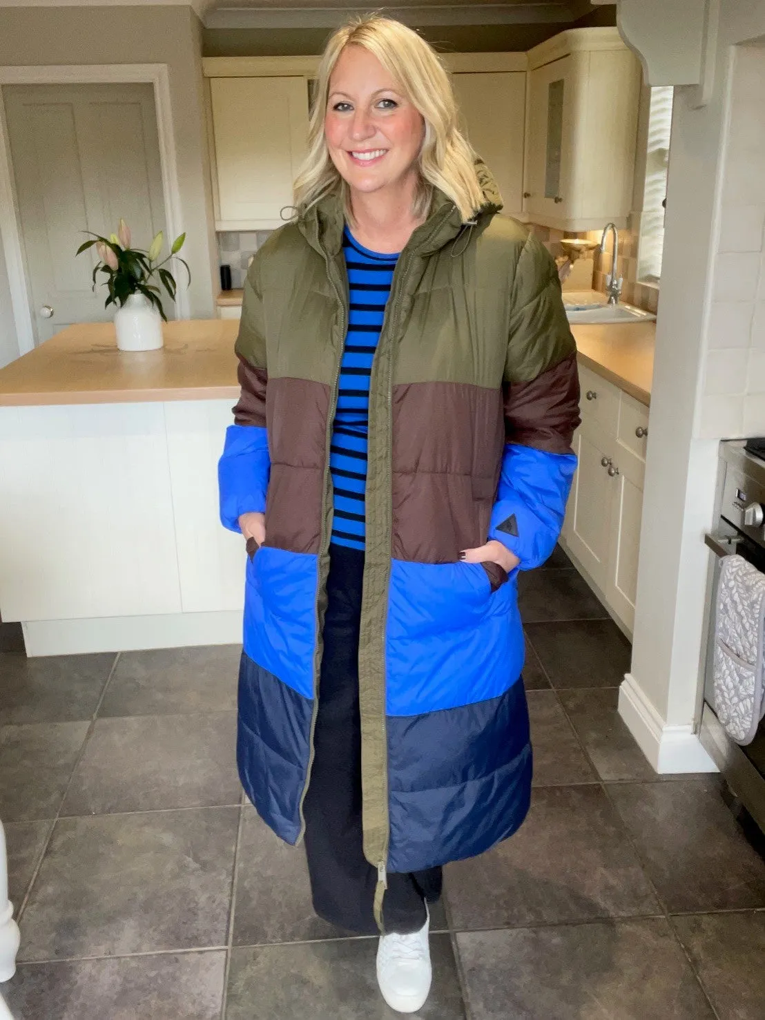 B Young Bomina Long Puffer Coat
