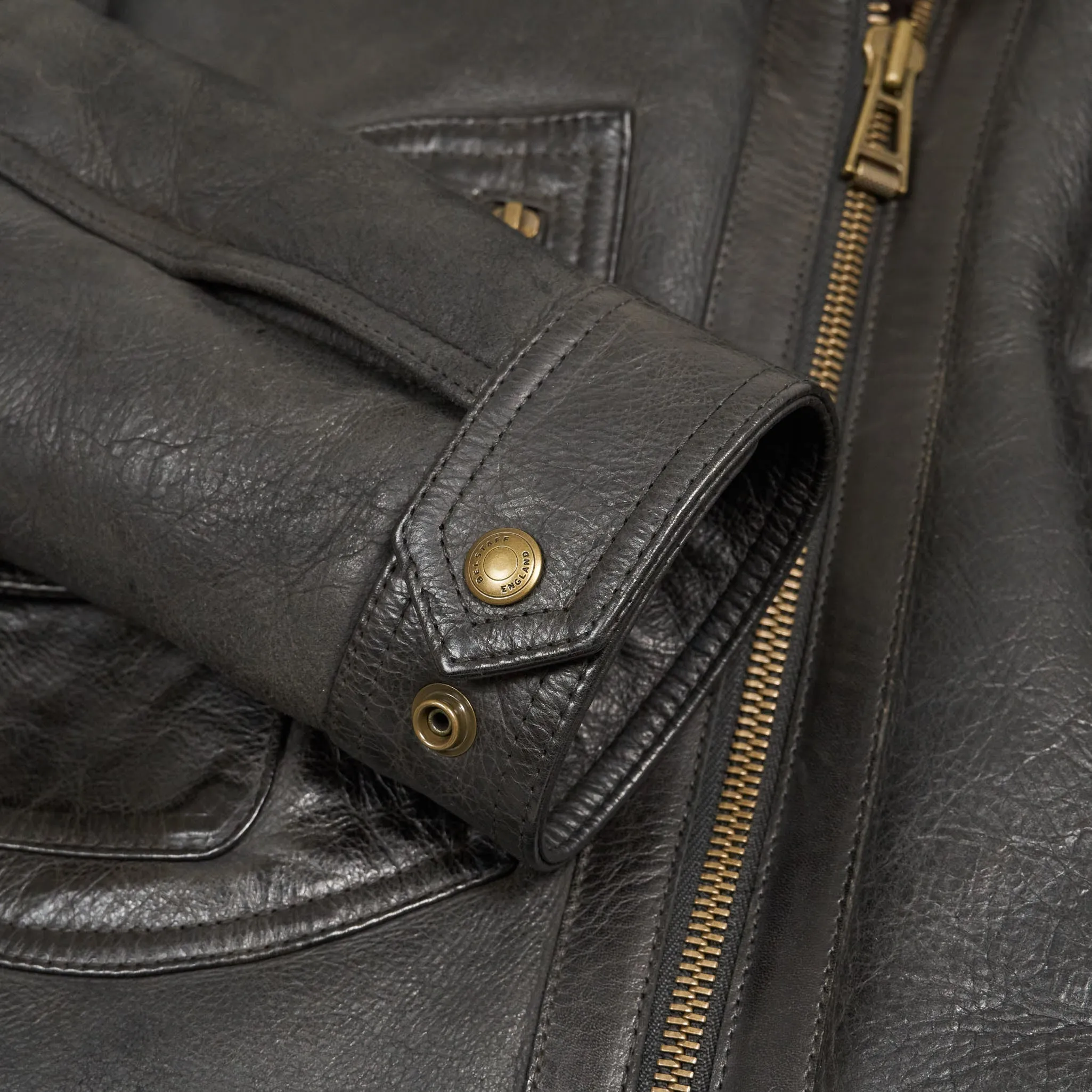 Belstaff Ladies Shearling Perfecto Danescroft Leather Jacket