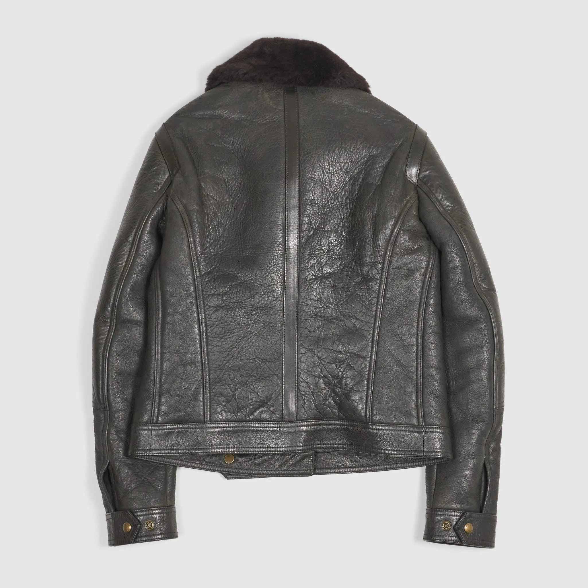 Belstaff Ladies Shearling Perfecto Danescroft Leather Jacket