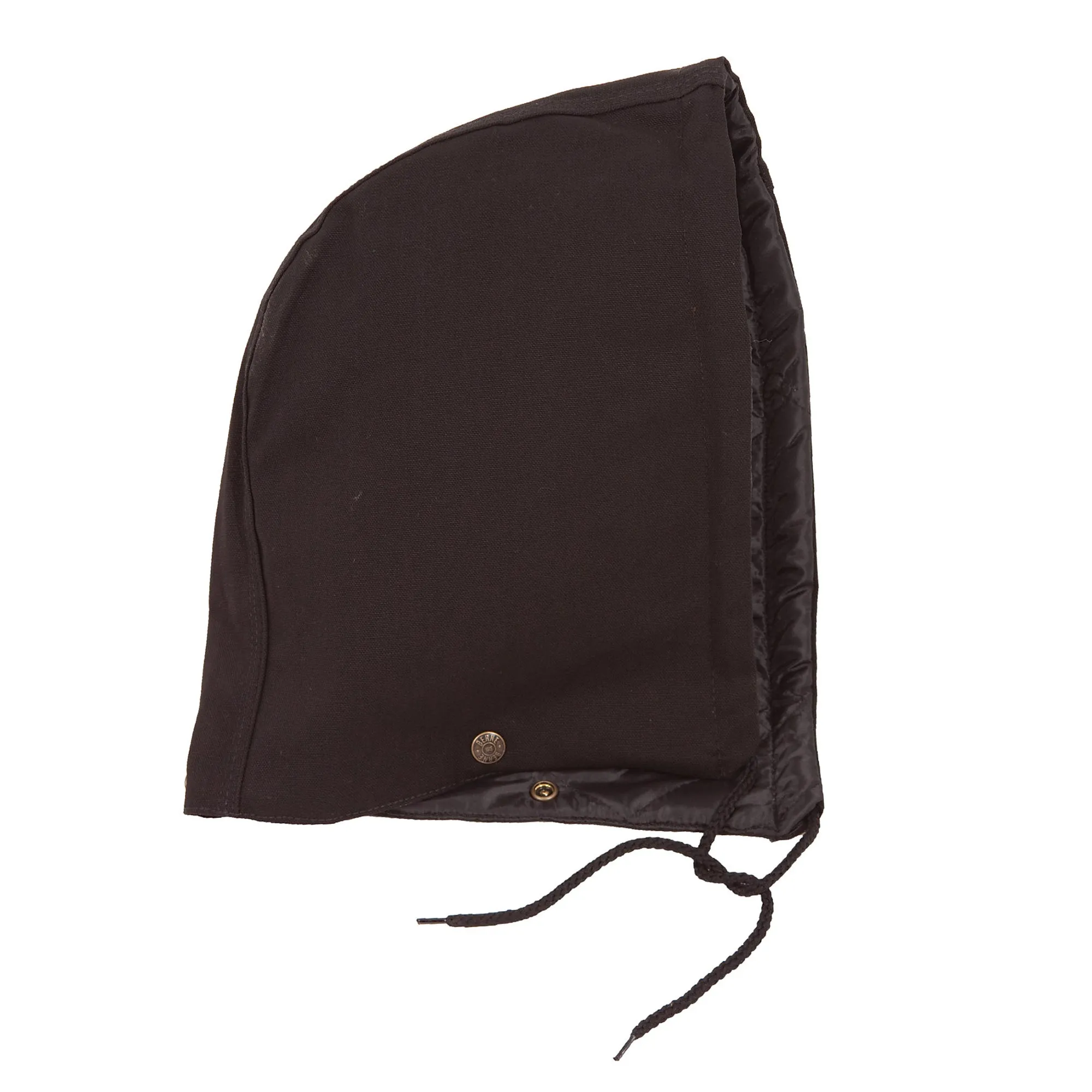 Berne Mens Black 100% Cotton Optional Snap-on Hood