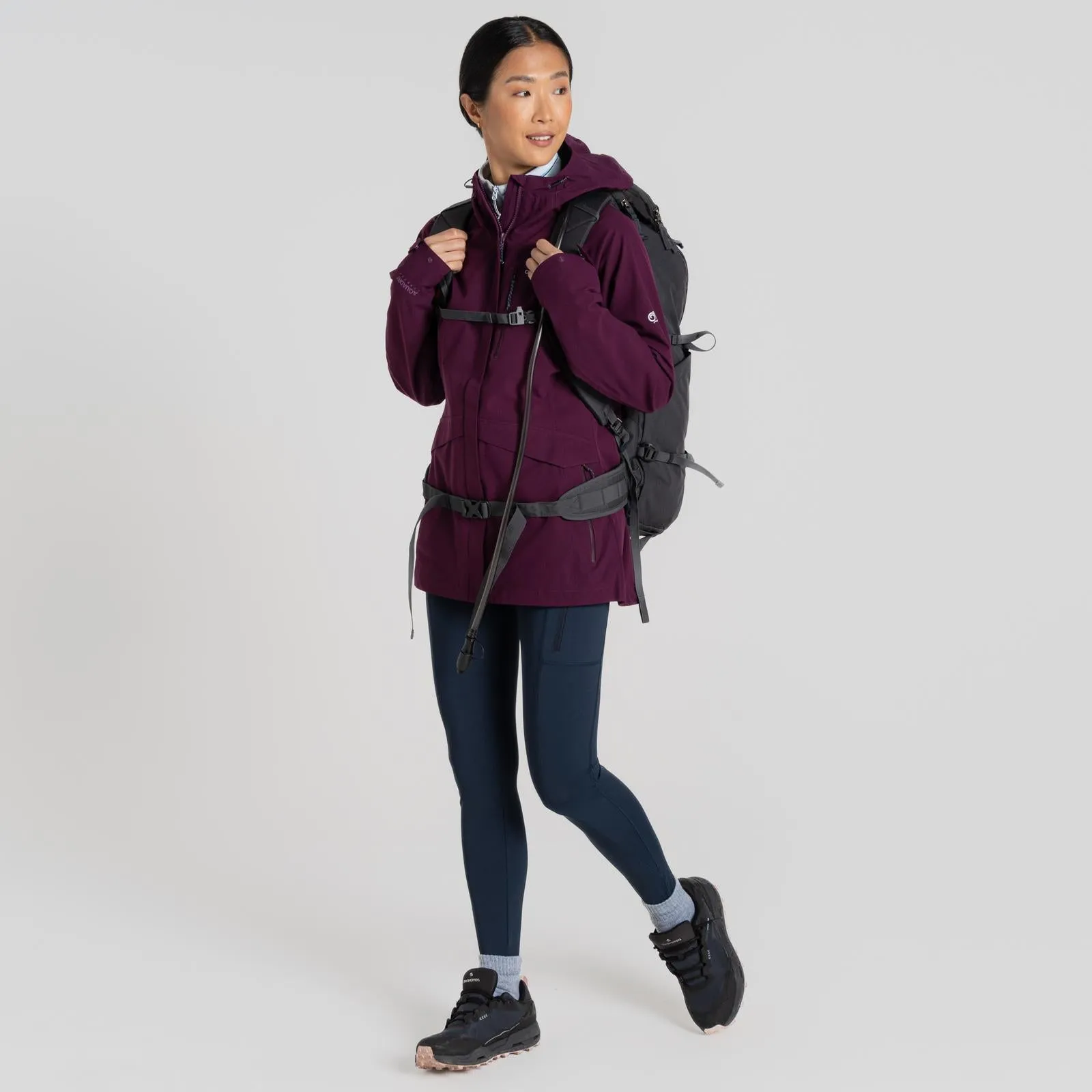 Craghoppers Womens Caldbeck Hooded Waterproof Jacket