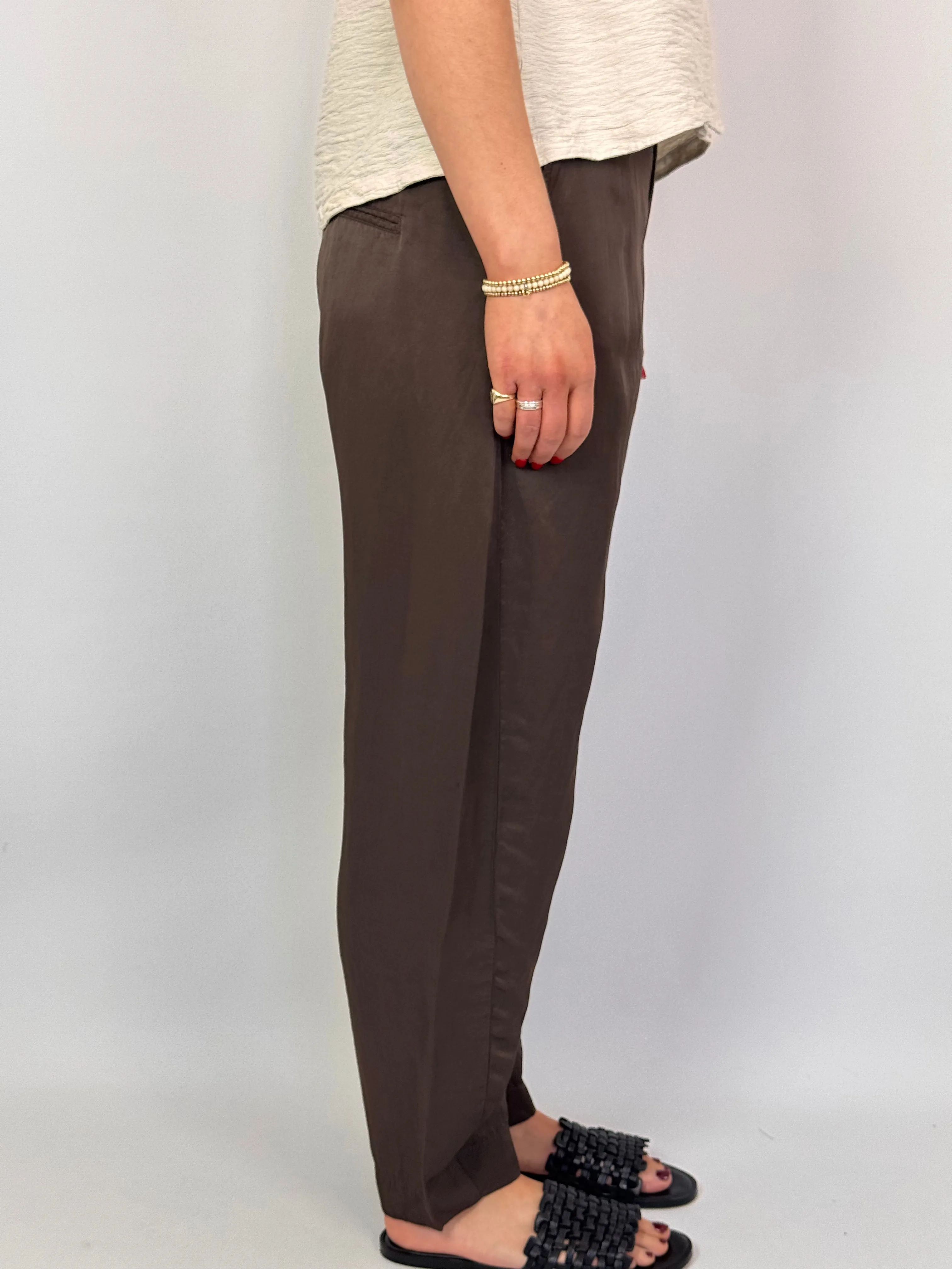 European Culture 06F0 Trousers Brown