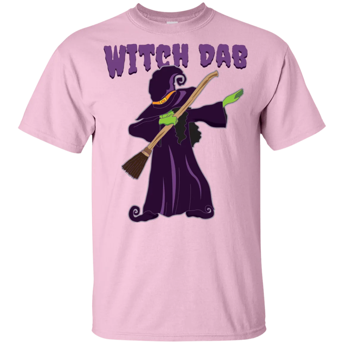 Trendy Witch Dab T-Shirt Halloween Tees (Boys)