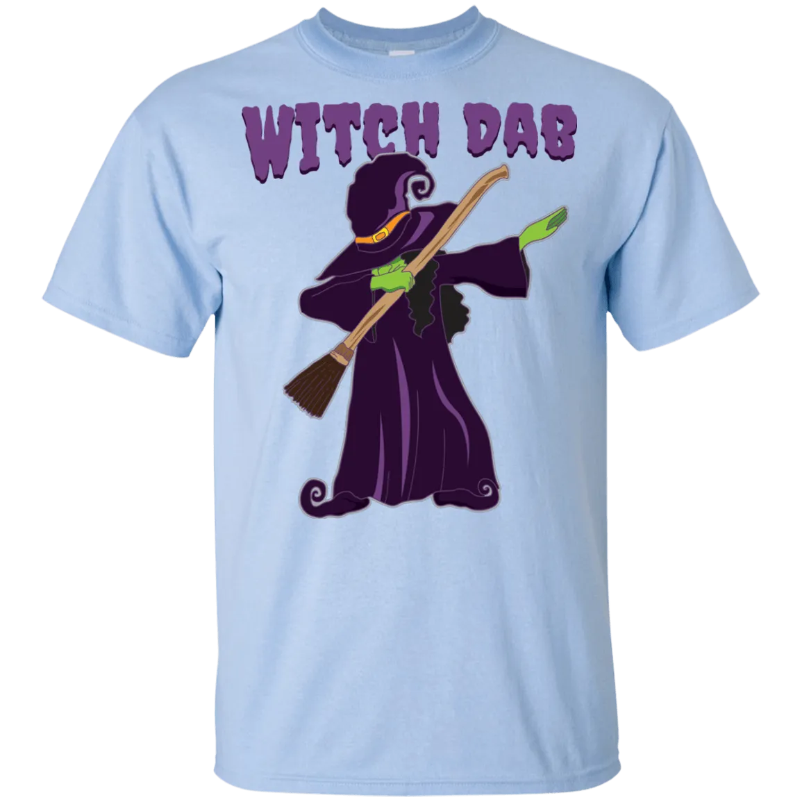 Trendy Witch Dab T-Shirt Halloween Tees (Boys)