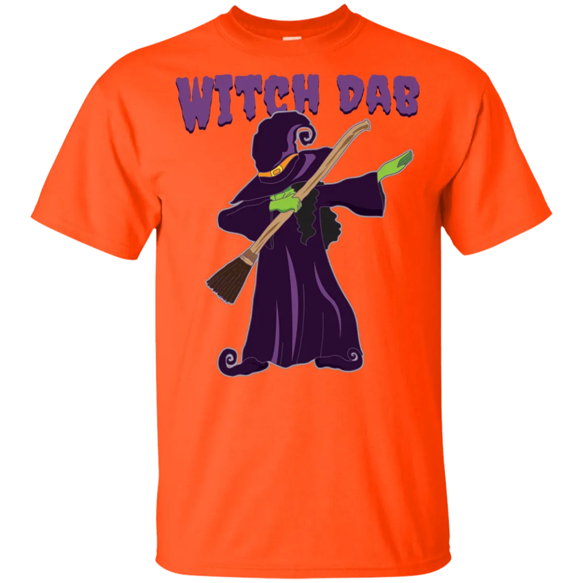 Trendy Witch Dab T-Shirt Halloween Tees (Boys)