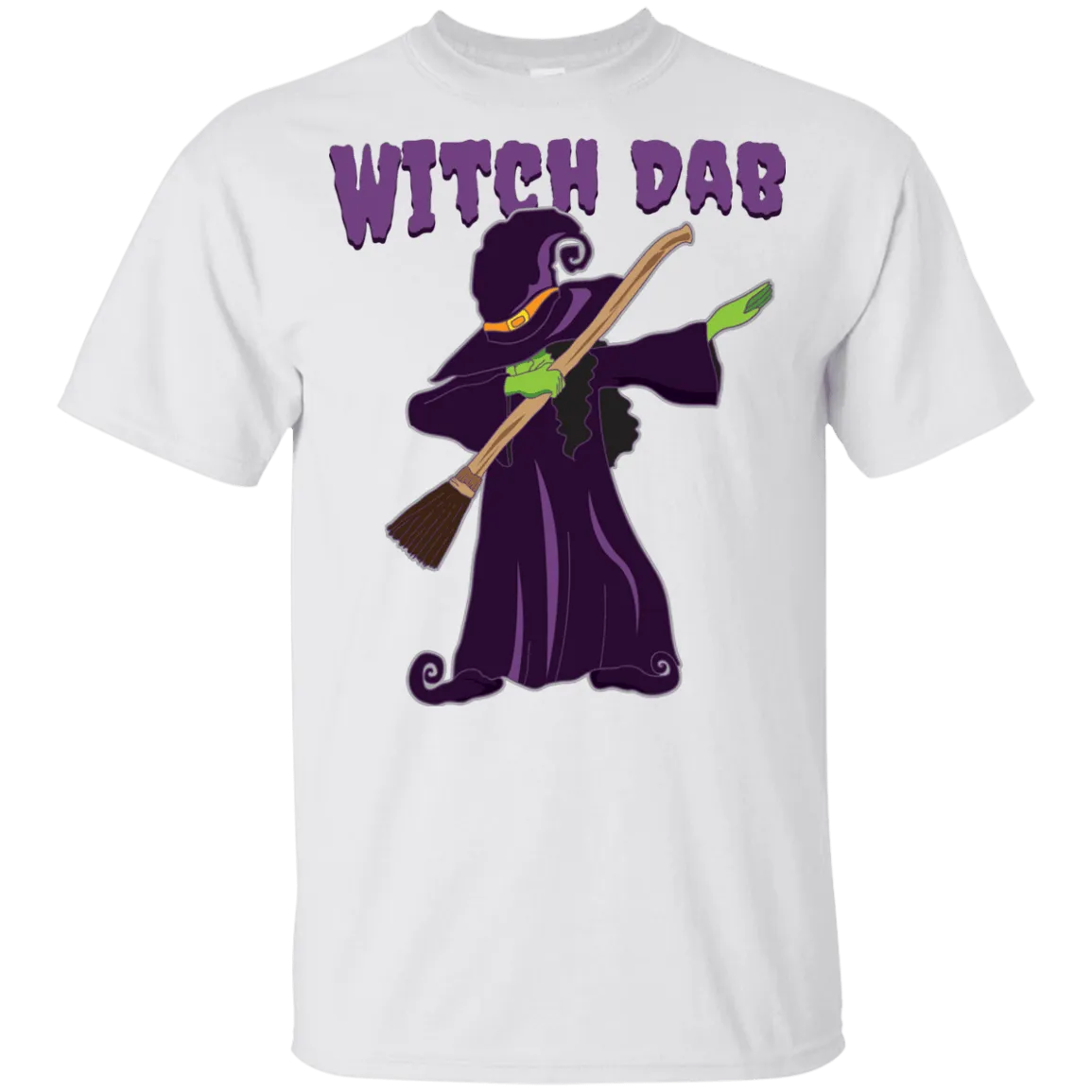 Trendy Witch Dab T-Shirt Halloween Tees (Boys)