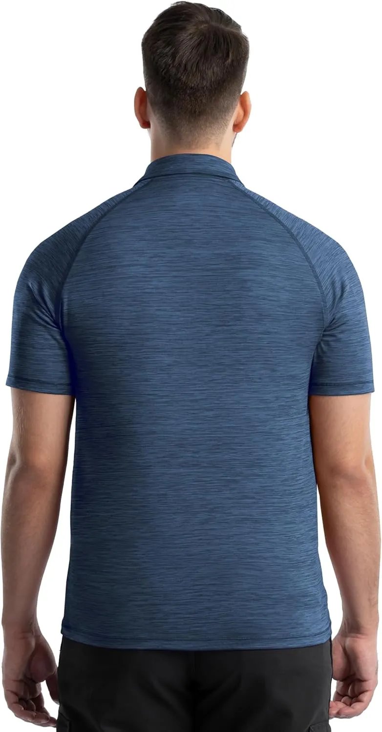 Wrangler Men's Performance Workwear Short Sleeve Polo Shirt