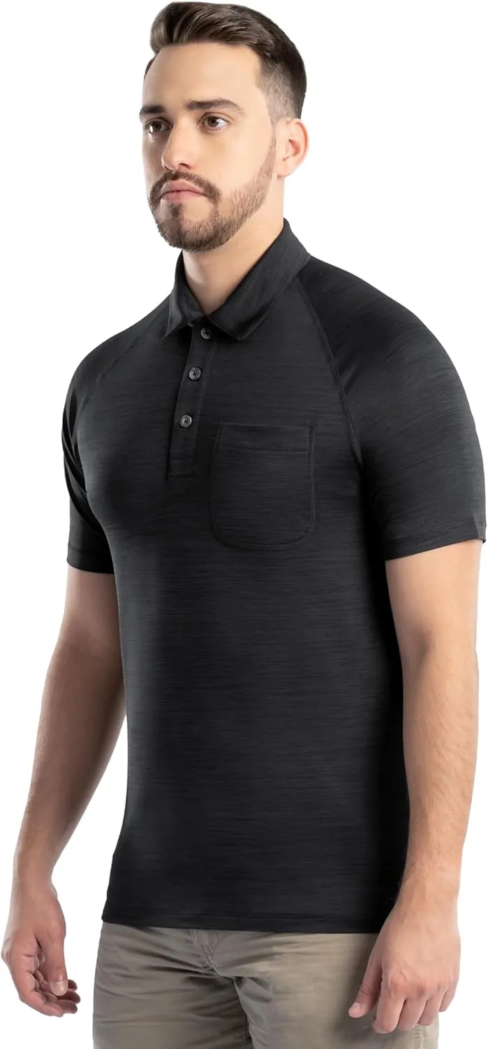 Wrangler Men's Performance Workwear Short Sleeve Polo Shirt