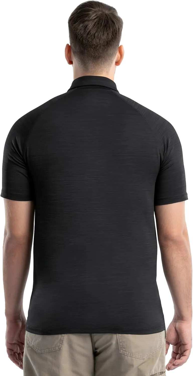 Wrangler Men's Performance Workwear Short Sleeve Polo Shirt