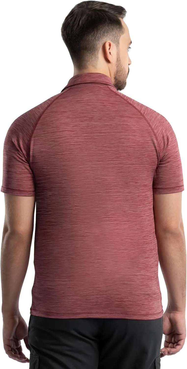 Wrangler Men's Performance Workwear Short Sleeve Polo Shirt
