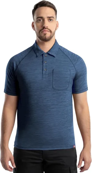 Wrangler Men's Performance Workwear Short Sleeve Polo Shirt