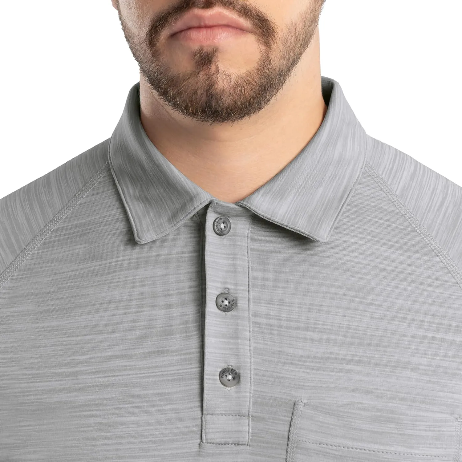 Wrangler Men's Performance Workwear Short Sleeve Polo Shirt