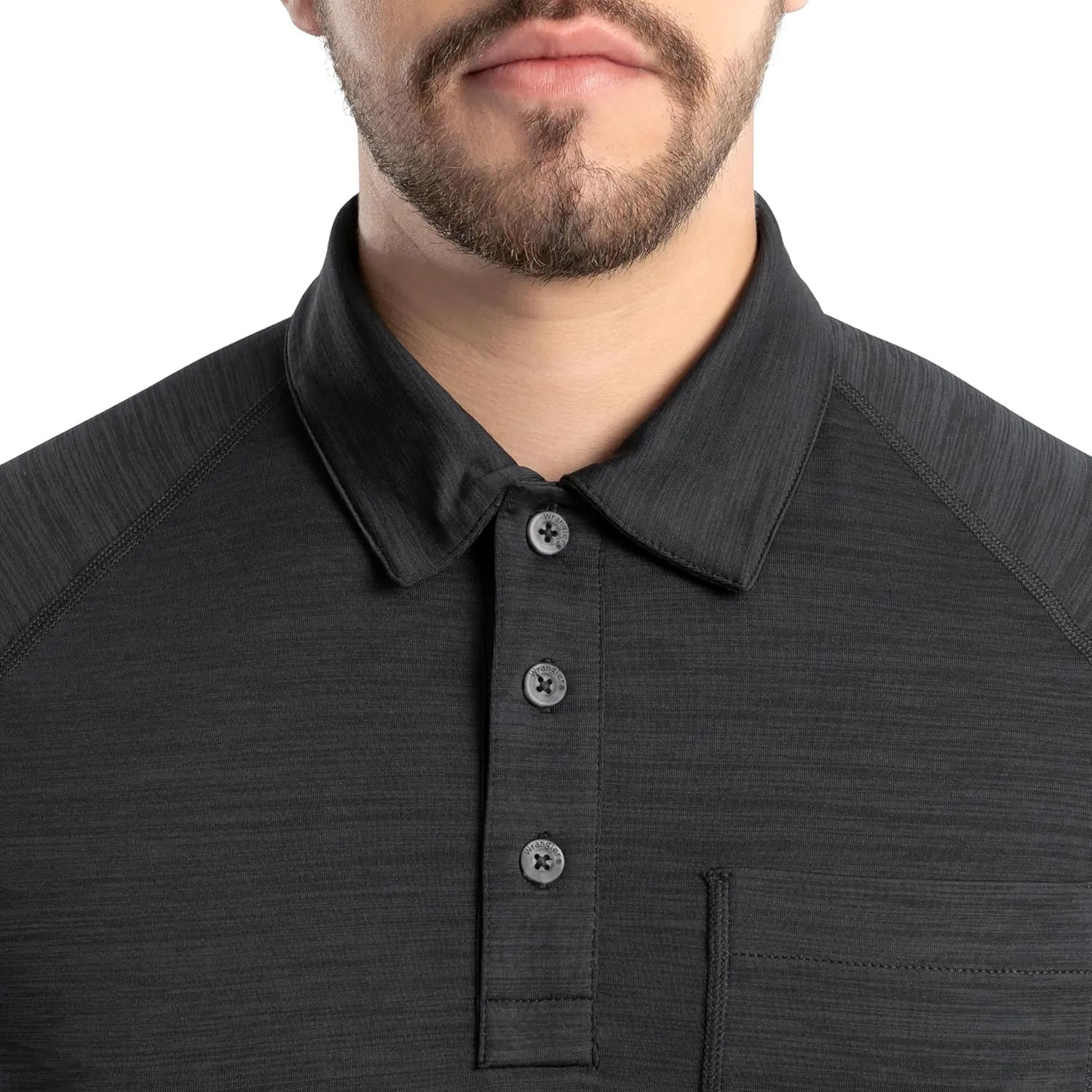 Wrangler Men's Performance Workwear Short Sleeve Polo Shirt