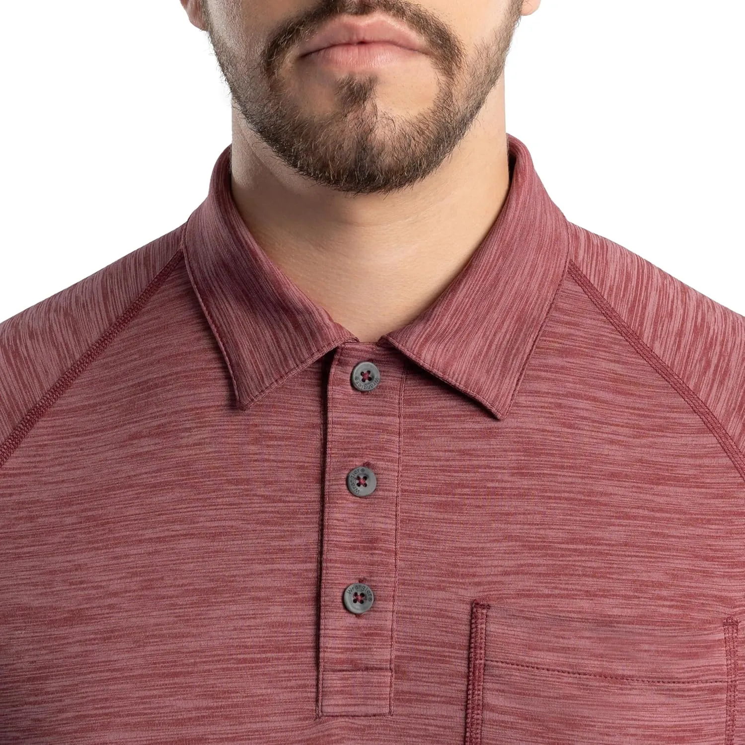 Wrangler Men's Performance Workwear Short Sleeve Polo Shirt