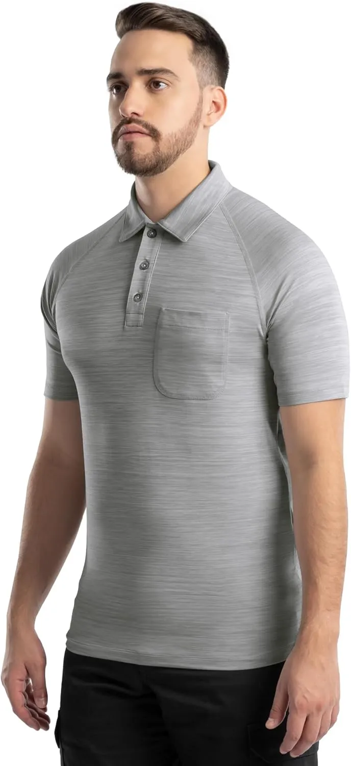 Wrangler Men's Performance Workwear Short Sleeve Polo Shirt