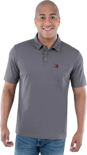 Wrangler Men's Short Sleeve Performance Pocket Polo