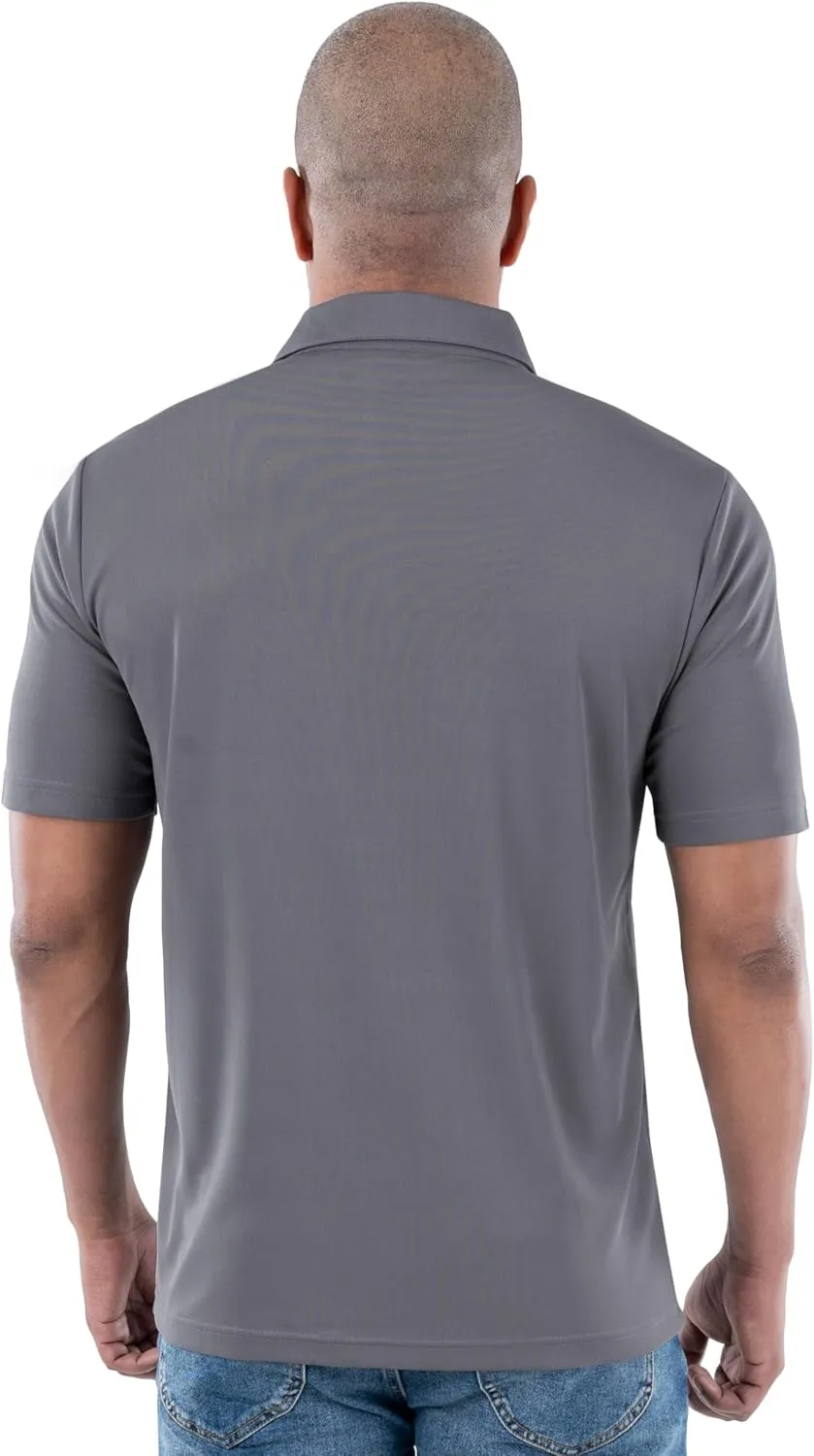 Wrangler Men's Short Sleeve Performance Pocket Polo